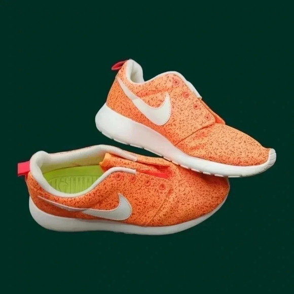 Nike rosherun sneakers lightweight orange/wht size 7 - Picture 7 of 10